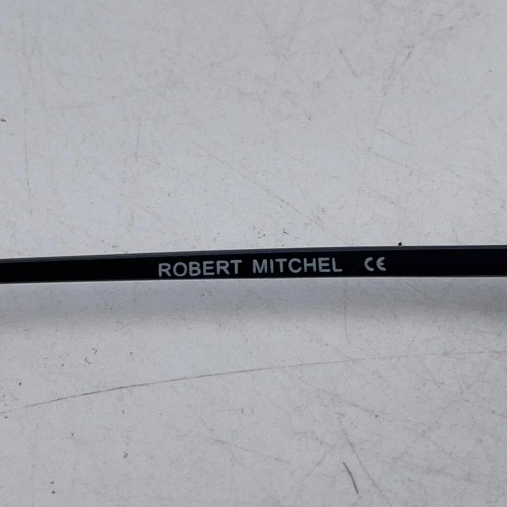 Robert Mitchel RMJ 605 Men's Eyeglasses Frame Blue Metal Rectangular 46-17-125mm